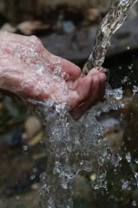 Picture of water flowing